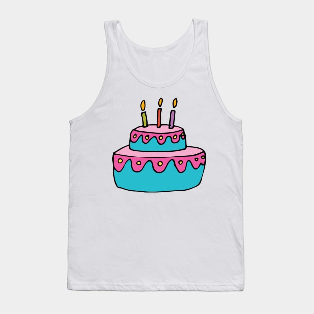 Birthday Cake Tank Top by SWON Design